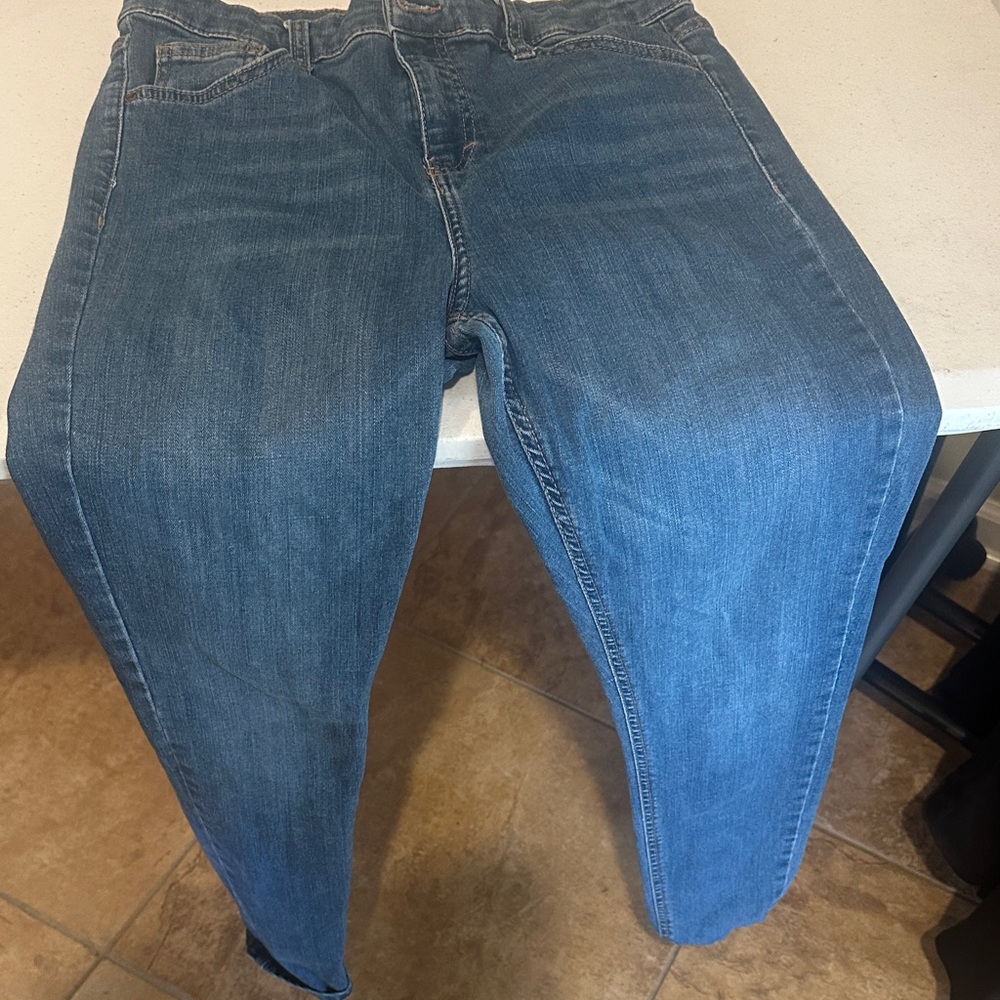 Topshop Jamie Light Blue Denim Jeans